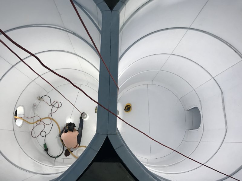 某國有大型稀土集團(tuán)公司現(xiàn)場(chǎng)鋼襯四氟項(xiàng)目